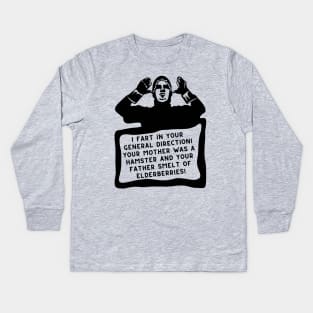 Holy Grail French Taunt Kids Long Sleeve T-Shirt